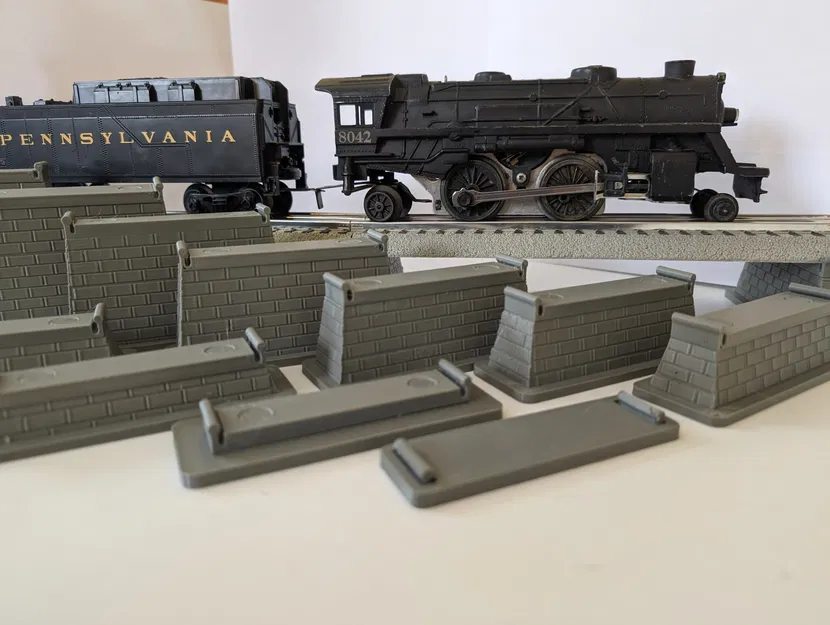 Cầu treo Lionel Fastrack tương thích cho đường ray O Gauge - Image 1