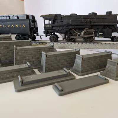 Cầu treo Lionel Fastrack tương thích cho đường ray O Gauge