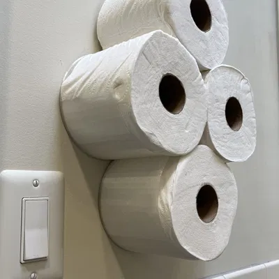 Giá đỡ giấy vệ sinh treo tường cho 3 đến 4 cuộn