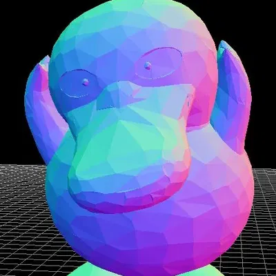 Giá đỡ điện thoại Psyduck phong cách Low Poly