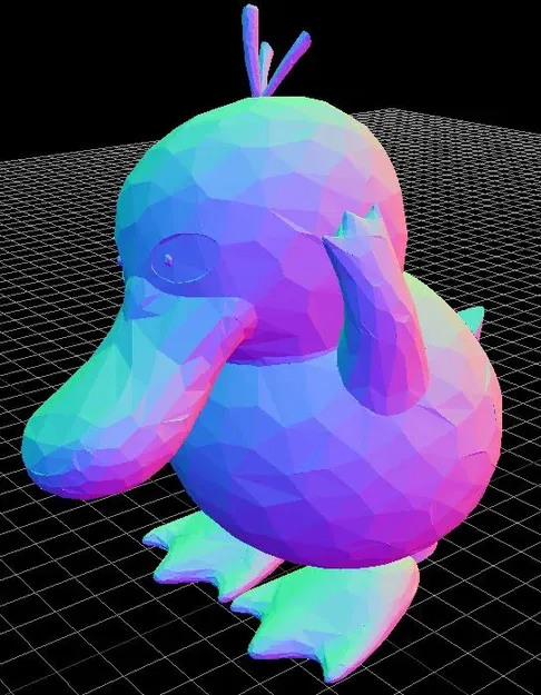 Giá đỡ điện thoại Psyduck phong cách Low Poly - Image 2