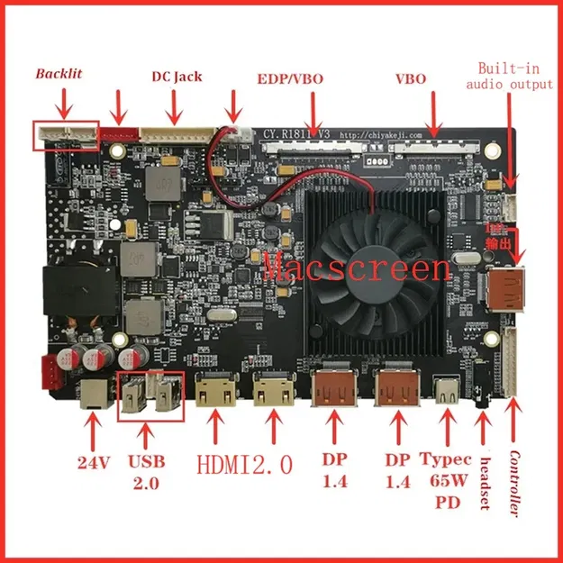 Màn hình 5K DIY với cổng HDMI và DisplayPort - Image 25