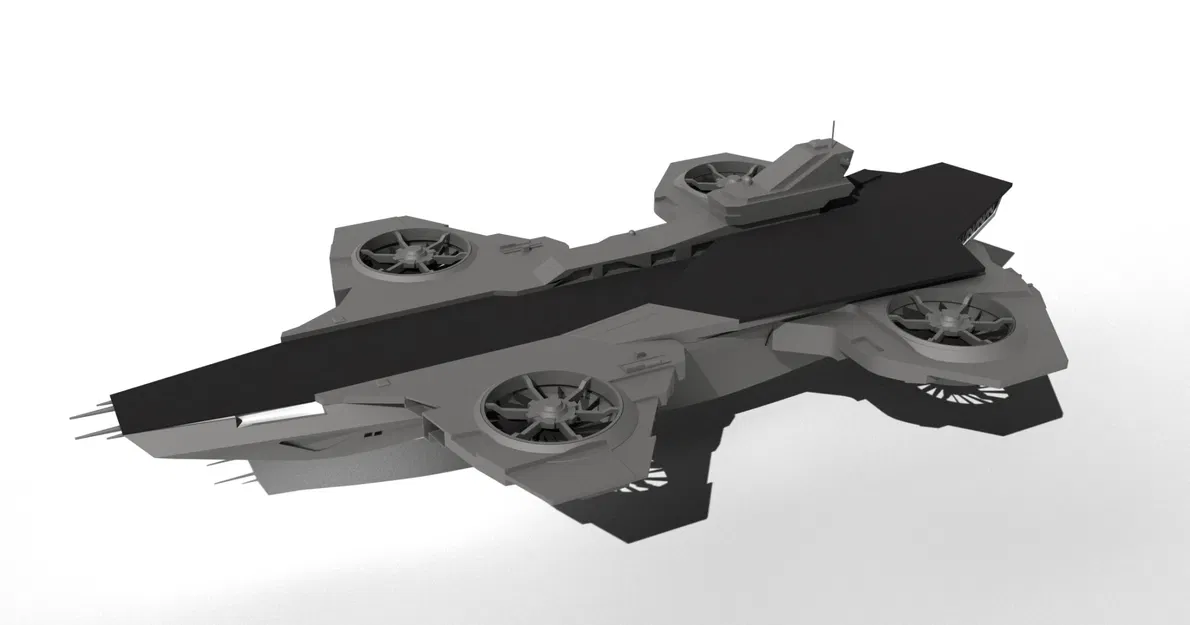 Mô hình Helicarrier S.H.I.E.L.D. từ Avengers - Image 1