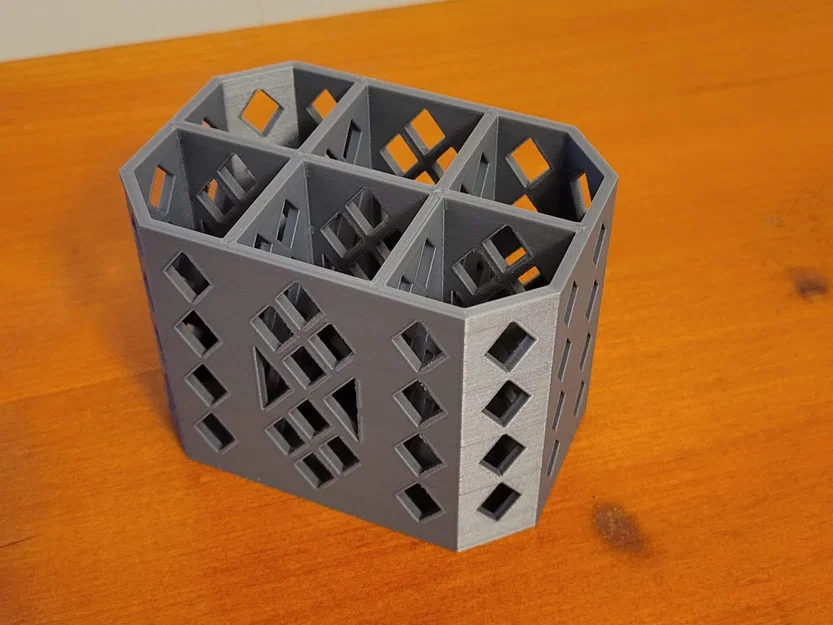 Giá đỡ bút với họa tiết kim cương và giấy ghi chú Post-it - Image 2