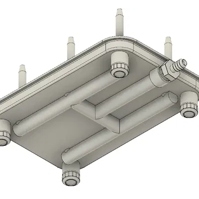 Máy rửa chai Wheaton cho sáu chai 250ml