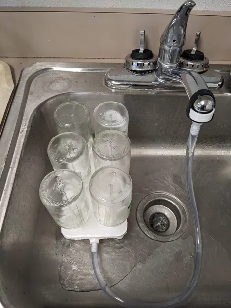 Máy rửa chai Wheaton cho sáu chai 250ml - Image 3