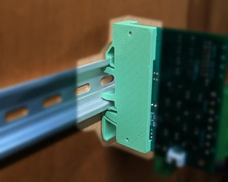 Kẹp ray DIN điều chỉnh trong FreeCAD - Image 2