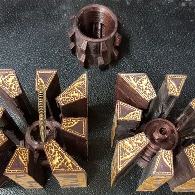 Khối đố ghép hình được phân tích cấu trúc 3D