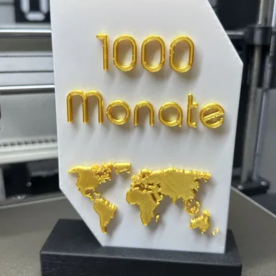 Cúp kỷ niệm 1000 tháng trên trái đất