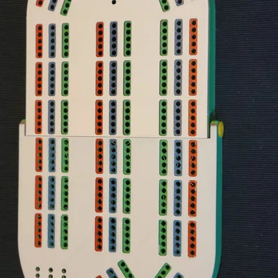 Bàn chơi Cribbage gập cho 3 người chơi
