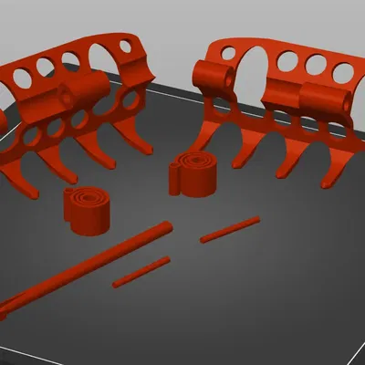 Kẹp tóc in 3D với lò xo từ PLA