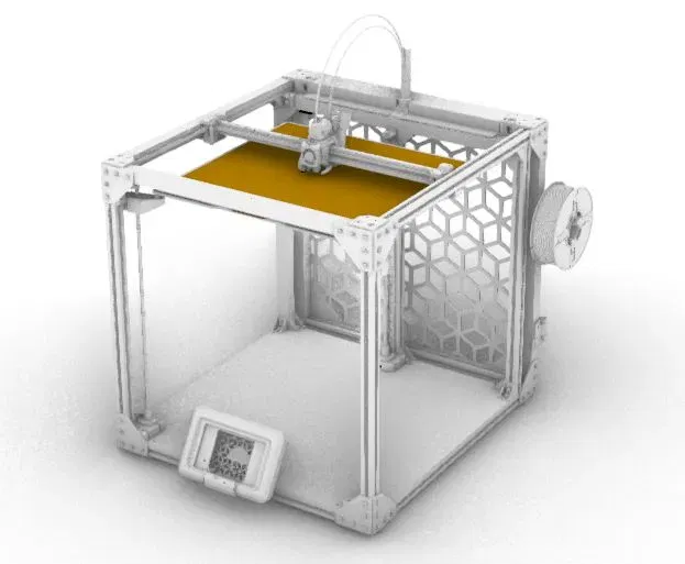 Hộp hiển thị 7 inch cho Raspberry Pi theo phong cách tương lai - Image 2