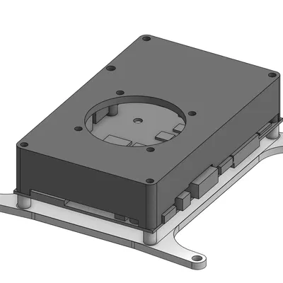 Vỏ Orange Pi 5 để gắn phía sau TV hoặc sử dụng độc lập