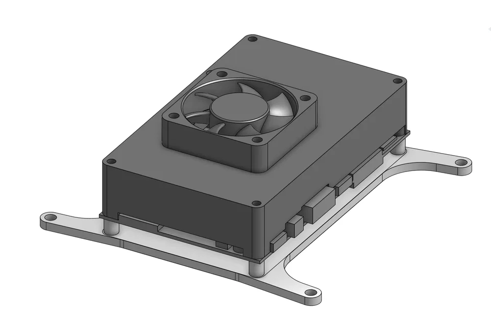 Vỏ Orange Pi 5 để gắn phía sau TV hoặc sử dụng độc lập - Image 4