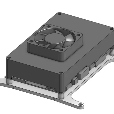 Vỏ Orange Pi 5 để gắn phía sau TV hoặc sử dụng độc lập