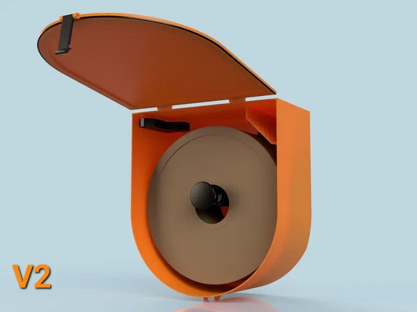 Giá đỡ cuộn filament khô cho vỏ máy in Prusa gốc - V2 - Image 1