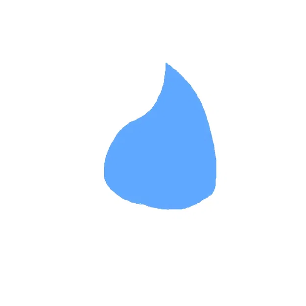 Hình giọt nước với logo bfb và tpot trong phong cách hỗn loạn - Image 1