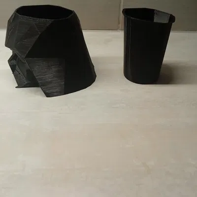 Biến tấu nhân vật Dart Wader phong cách low poly