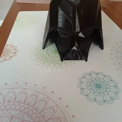 Biến tấu nhân vật Dart Wader phong cách low poly