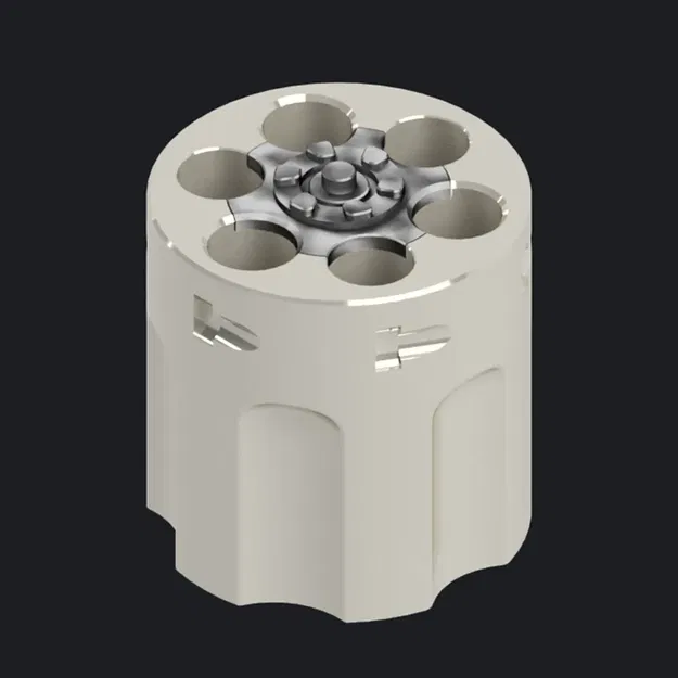 Giá đỡ bút kiểu ống quay súng revolver cho 3/6 bút - Image 2