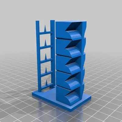 Tháp Kiểm Tra Nhiệt Độ 3D