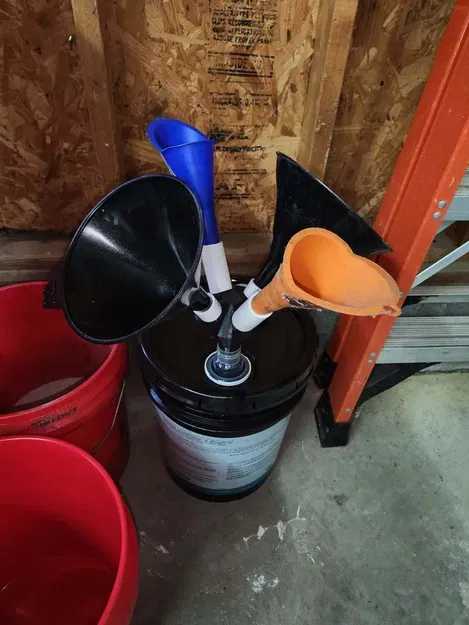 Giá đỡ nhiều phễu - Bộ thu dầu nhỏ giọt - Image 1