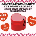 Hộp trái tim khắc chữ tùy chỉnh cho ngày Valentine - Thumbnail 2