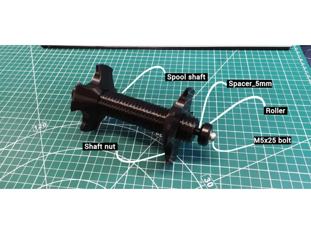 Giá đỡ cuộn filament cho Ender 3 S1 với vòng bi - Image 4