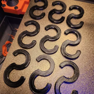 Móc treo đơn giản cho thanh 20mm / 25mm