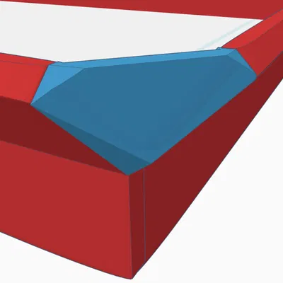 Góc hoàn thiện cho mô hình góc 45 độ