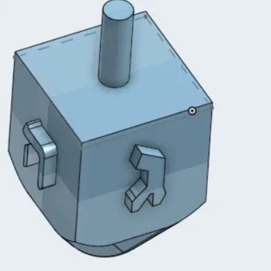 Đồ chơi dreidel có trọng lượng ẩn bên trong