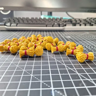 Mô hình các mảnh ghép/ token của Racoon Tycoon