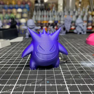 Móc khóa Gengar dễ thương cao 6 cm