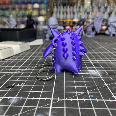 Móc khóa Gengar dễ thương cao 6 cm