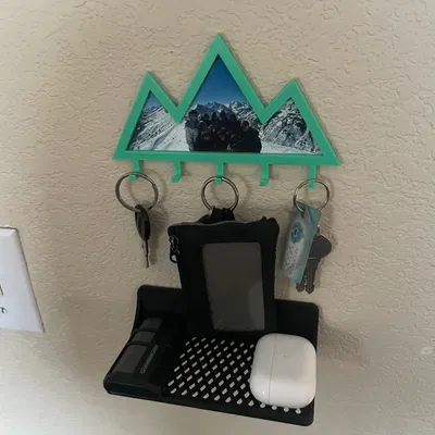 Giá treo tường hình chữ nhật kim cương