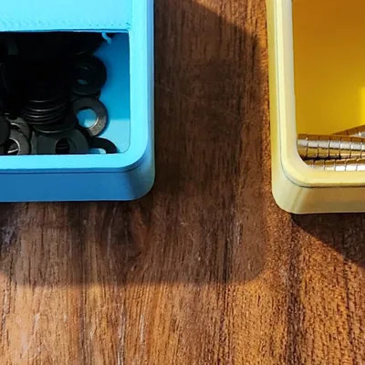 Thùng Gridfinity có nhãn (có thể cấu hình)