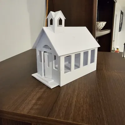 Nhà trường Greenleaf trong bộ công trình Giáng Sinh