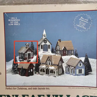 Nhà trường Greenleaf trong bộ công trình Giáng Sinh