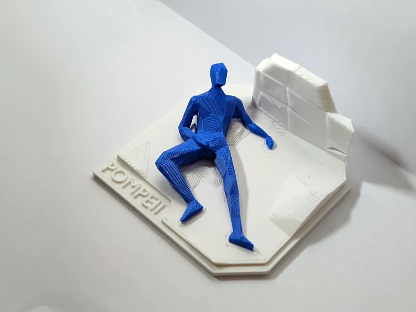 Cảnh tượng Pompeii với nhân vật nổi tiếng trong 0.2mm - Image 1