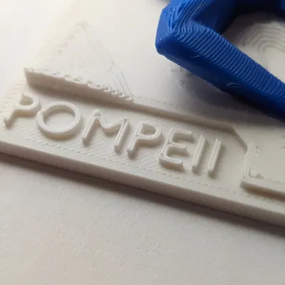 Cảnh tượng Pompeii với nhân vật nổi tiếng trong 0.2mm