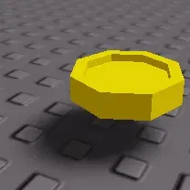 Đồng xu low poly 3D thiết kế độc đáo