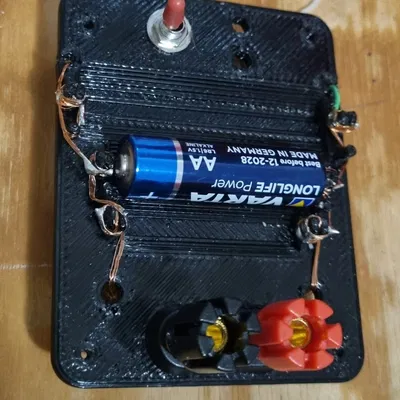 Giá đỡ kiểm tra pin đơn giản cho pin AAA, AA và 18650