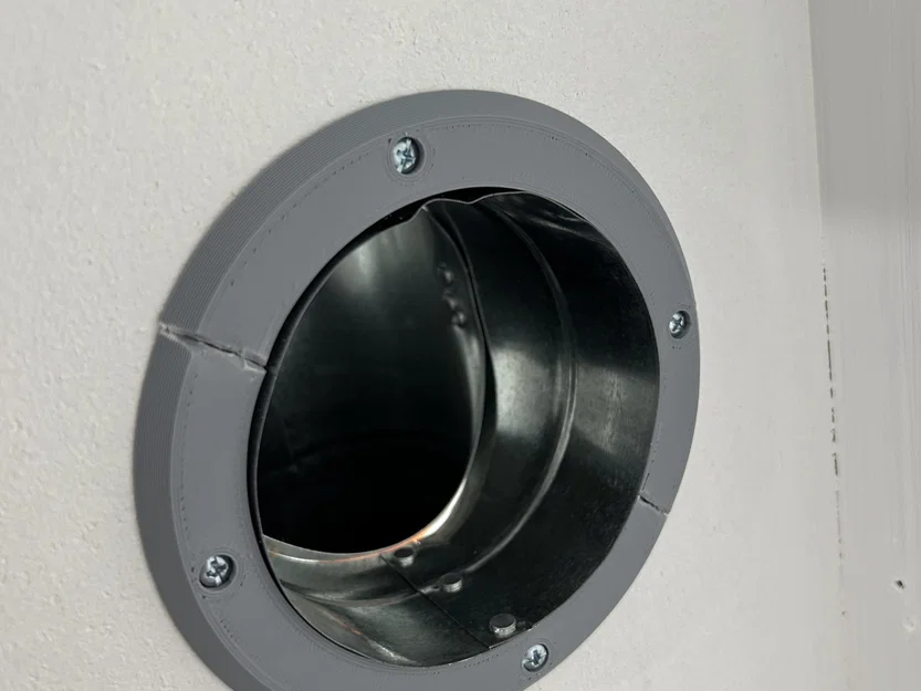Nắp che ống dẫn khí 4 inch cải tiến cho tủ resin - Image 2