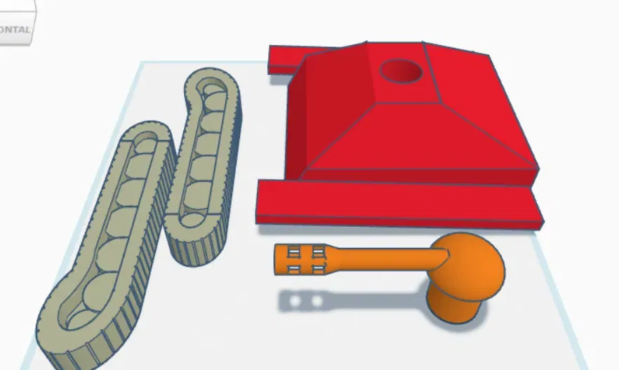 Xe tăng cỡ vừa phong cách tối giản - Image 1