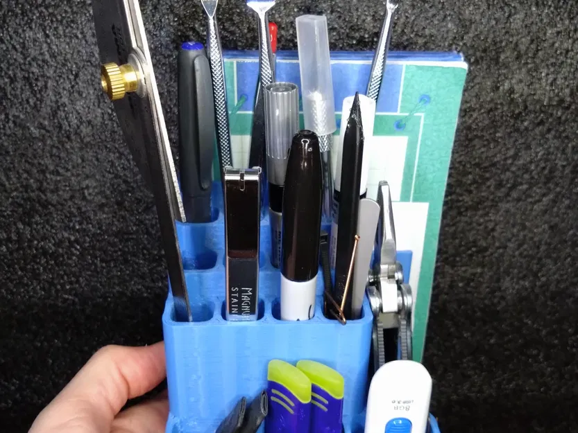 Giá đỡ bút 3 tầng cho bàn làm việc - Image 3