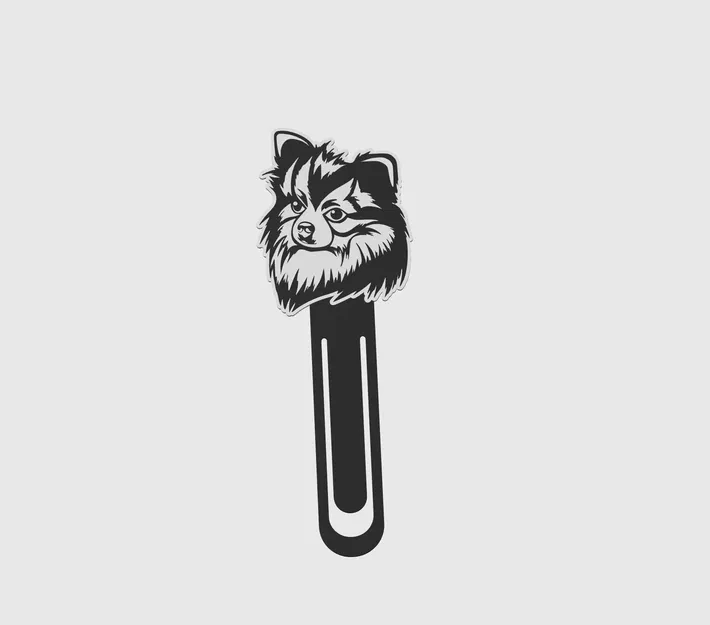 Chó Pomeranian Bookmark độc đáo cho sách - Image 1