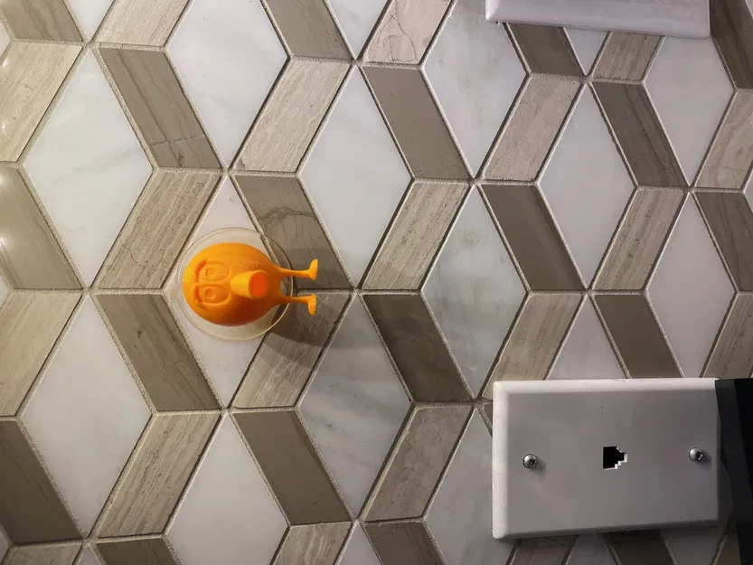 Cốc hút Qbert cho trang trí tường 3D - Image 1