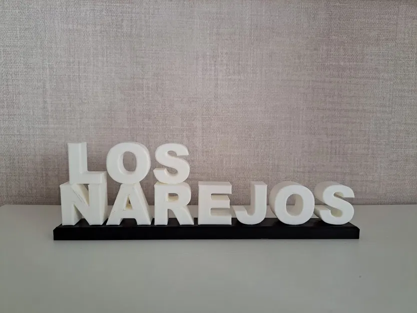 Chữ cái trang trí Los Narejos cho không gian sống - Image 1