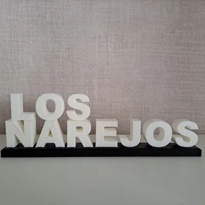 Chữ cái trang trí Los Narejos cho không gian sống