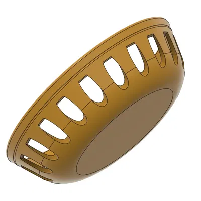 Bát trang trí đơn giản cho trái cây và đồ vật khác